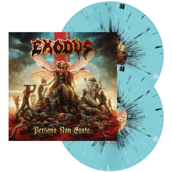 EXODUS - PERSONA NON GRATA, ORG 2021 EU BLUE SPLATTER vinyl 2LP, 600 COPIES! NEW Foto 1 de 1