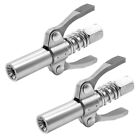 2Pcs  Lock Release Grease Nipples Ends Couplers Compatible Grease Fitting W3V2