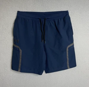Under Armour Shorts Mens XXL Blue Sportstyle Elite Cargo Knit Performance - Picture 1 of 19