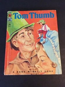 TOM THUMB Illustrated By Lucille Wallace Rand McNally Tip-Top Elf Book - Imagen 1 de 12