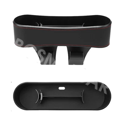 Car Seat Organizer Box Chair Gap Pocket Console Side Mount For Cup Phone Holder - Image 1 of 4