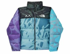 The North Face X KAWS TNF XX 1996 Retro Nupste Jacket Monterey Blue XSMALL BNWT - Picture 1 of 4