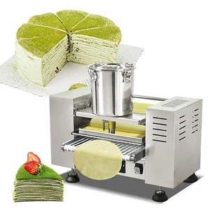 Kolice Automatic 8 inches Crepe Cake Making Machine, Egg Skin Crepe Machine - Picture 1 of 13