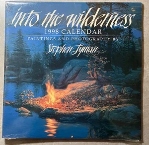 STEPHEN LYMAN Into the Wilderness 1998 Calendar - New Old Stock, Sealed - Picture 1 of 8
