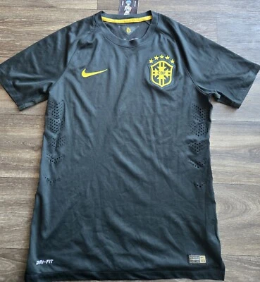 Nike Brazil 2014 Third Player Version Soccer Jersey Mens Size Medium 575278-337 - Image 1 of 4