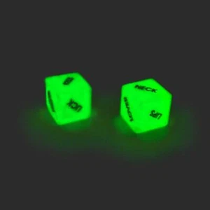 Glow in the Dark Love Dados Dados Rol Jugar Dados Juego Regalo 2.2*2.2*2cm-10 pares - Imagen 1 de 6