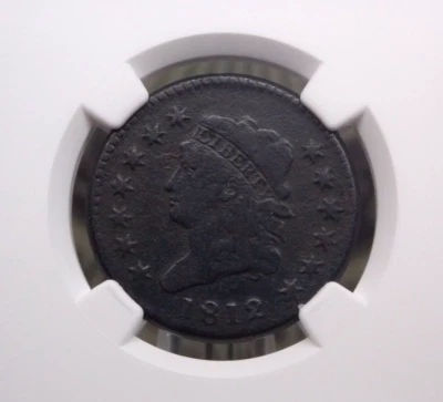 1812 Classic Head Large Cent S-289 *LARGE DATE* NGC Fine Details #003 ECC&C, Inc - Image 1 of 4