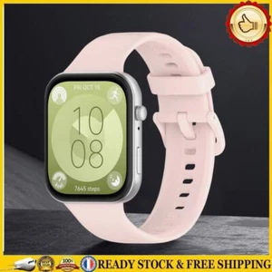 Bracelet de remplacement respirant en silicone pour montre Huawei Fit 3 (rose) - Afbeelding 1 van 7