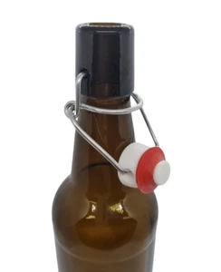 10 x Glass Beer Bottles 17.5 oz, 0.5 L, 50cl, With Swing Top Home Brew - Picture 1 of 4
