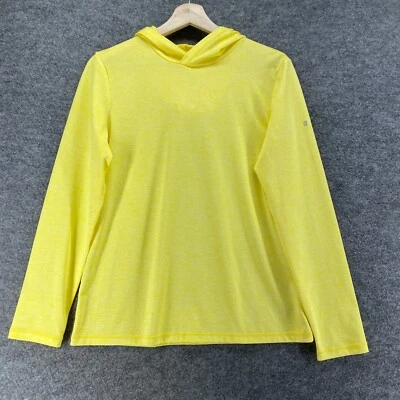 Идеология толстовка с капюшоном женщин M средний желтый с капюшоном длинным рукавом пуловер v-образным вырезом повседневный - Изображение 1 из 4