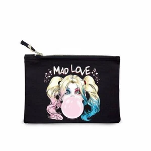 Suicide Squad - DC Superhelden - Damen Make Up Bag Schmink Tasche - Harley Quinn - Picture 1 of 2