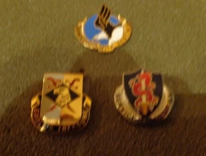 U.S.ARMY CREST, DI.101ST AIRBORNE DIVISION SUPPORT UNIT SET OF 3, YOU GET ALL 3 - Picture 1 of 1