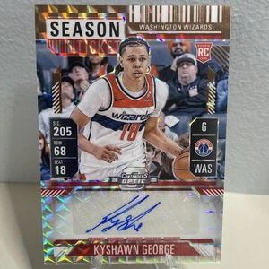 2024-25 Panini Mosaic Kyshawn George Rookie Season Ticket Optic Auto Bronze /75 - Picture 1 of 3