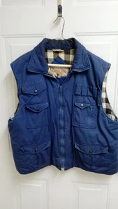 OZARK TRAIL,SHOOTING/HUNTING VEST, SZ.XL, W/LINING, SLEEVELESS, BLUE, USED, VGC - Picture 1 of 4