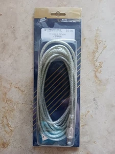  15 ft USB 2.0 A to B Cable - M/M - Clear - Picture 1 of 2