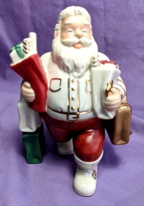 Lenox ~ Papá Noel Pasatimes Shopper ~ Figura de porcelana - Imagen 1 de 7