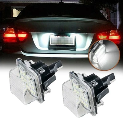 2 Pack LED License Plate Light Lamp For W204 W212 W221 2008-2012 - Image 1 of 4