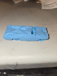 Hot Wheels Rare Flat Iron Blue Crushed Diecast Car 2019 GRH88 - Picture 1 of 2