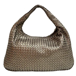 Bolso Hobo BOTTEGA VENETA Intrecciato Cuero Dorado - Imagen 1 de 13