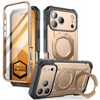 Supcase Unicorn Beetle Grip Pro Mag MagSafe Apple iPhone 17 Pro Max Wüstengold - Bild 1 von 4