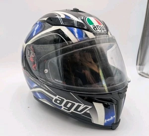 AGV K5 S Motorcycle Helmet, Full face, Blue and Black, L (59-60) - 0F39H-K DOT - Picture 1 of 13
