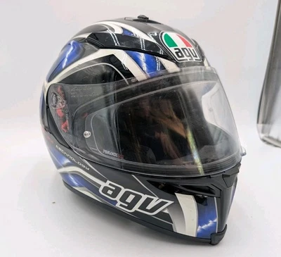 Casco de moto AGV K5 S, cara completa, azul y negro, L (59-60) - 0F39H-K DOT Foto 1 de 4
