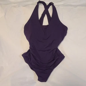 Lands' End Damen Badeanzug Lila Einteiler L - Bild 1 von 4