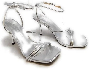 Women's Ankle Strap Square Toe High Heel Sandals Nabbie-02 Wild Diva - Picture 1 of 15