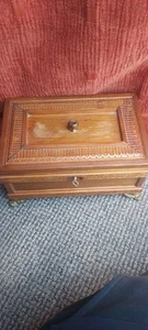 Jewellery Box With Key - Picture 1 of 8