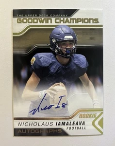 2023 Upper Deck Goodwin Champions Nico Iamaleava Rookie Auto #A-NI UCLA Bruins - Picture 1 of 2