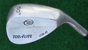 Top Flite 60° Lob-60 Rechtshand Golfschläger Stahlschaft Lampkin Oversize Griff 35" - Bild 1 von 8