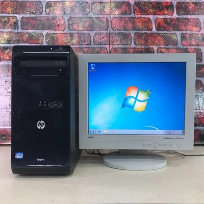 HP Pro Desktop Computer i3-3240 3.40GHz 4GB RAM 500GB HDD (Windows 7 Pro 64-Bit) - Image 1 of 4