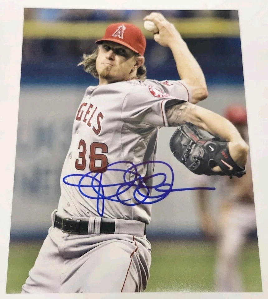 Foto autografiada firmada por Jered Weaver 8x10 ANGELS Foto 1 de 1