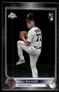 2022 Topps Chrome Update Cole Sands Rookie Minnesota Twins #USC97 - Picture 1 of 2