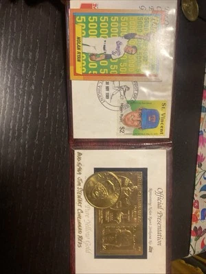 Baseball Coins With Nolan Ryan Booklet With Card Stamp And Coin - Image 1 of 4