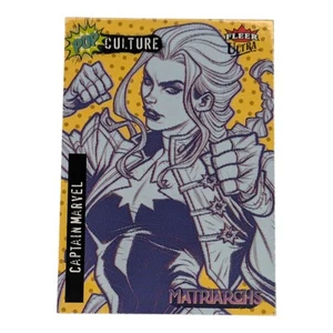 2024 Matriarchs of Marvel CAPTAIN MARVEL PC-11 GELB Fleer Ultra Pop Culture - Bild 1 von 12