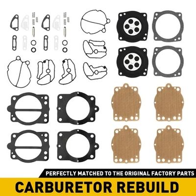 Kit de reconstrucción de carburador negro de 2 juegos para Polaris SLT 700 1996-1997 y SLTH 1998-1999 Foto 1 de 4