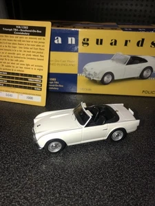 Vanguards 1:43. VA 11503 Triumph TR4 Southend On Sea Constabulary Plus Cert - Picture 1 of 9