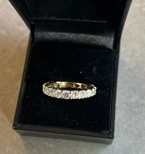 Brillant Ring komplett Brillanten, insg. 3ct. IF-TW, 750 GG, Ringgröße 53,5 - Bild 1 von 3