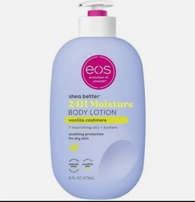 eos Shea Better Body Lotion Vanilla Cashmere, 24-Hour Moisture Skin Care - Image 1 of 4