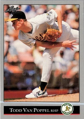 1992 Leaf #248 Todd Van Poppel - Image 1 of 2