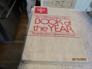 1984 BRITANNICA BOOK OF THE YEAR NOS NIB Factory Sealed in Shipping Box - Bild 1 von 2