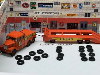 Matchbox Series King Size No 8 Scammell 6x6 Tractor Laing (TIRES ONLY) - Image 1 of 4