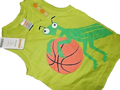 4F! UAU! Camiseta regata masculina basquete gafanhoto 2016 nova com etiquetas 18-24M GyMbOrEe - Imagem 1 de 4