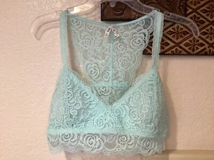 Sujetador Bralette by Mudd de encaje acolchado espalda cruzada como nuevo elástico 32”-38” pecho talla XL - Imagen 1 de 5