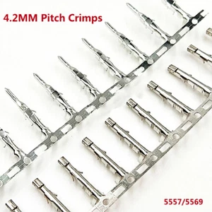 4.2MM Pitch Crimps Connectors 5557/5569 Contact PCB Terminal Plug Female&Male - Picture 1 of 5