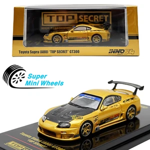 INNO64 1:64 Toyota Supra (A80) "Top Secret" GT300 Gold - Picture 1 of 5