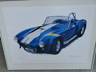 HAROLD JAMES CLEWORTH: SHELBY COBRA 427 1980 Firmado & #; 140/500 Foto 1 de 4