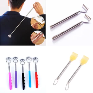 Metal Stainless Steel Back Scratcher Telescopic Extendable Itching Aid Extender - Picture 1 of 15