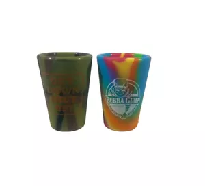 Silipint Silicone, Unbreakable Shot Glasses set of 2 Tie Die 1.5oz - Picture 1 of 4